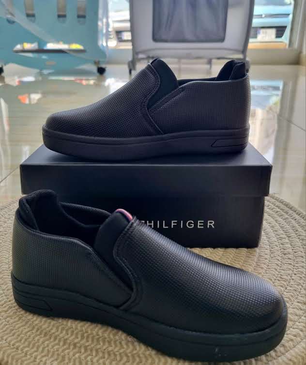 Chaussures en cuir TOMMY HILFIGER NK 09 NOIR PM