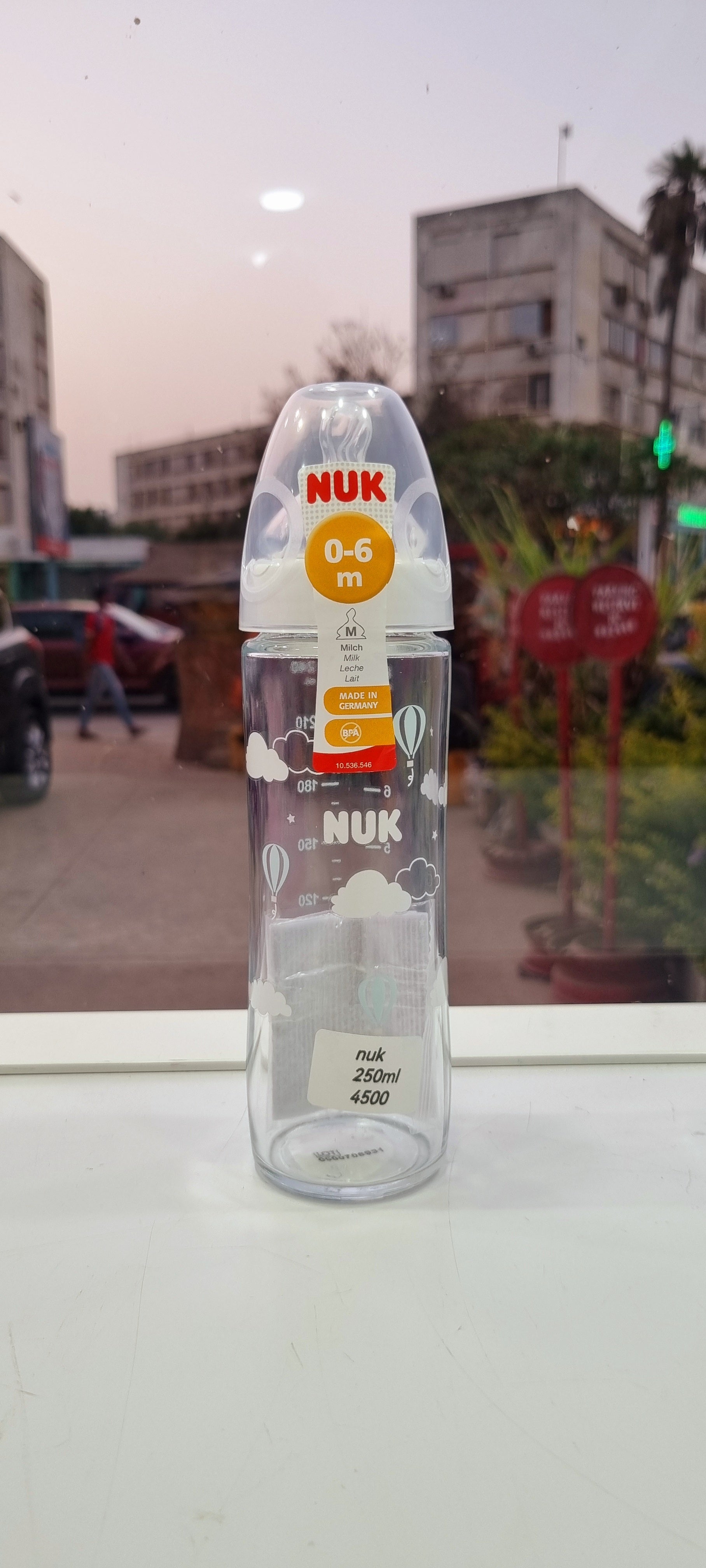 Biberon Nuk en verre 240ML