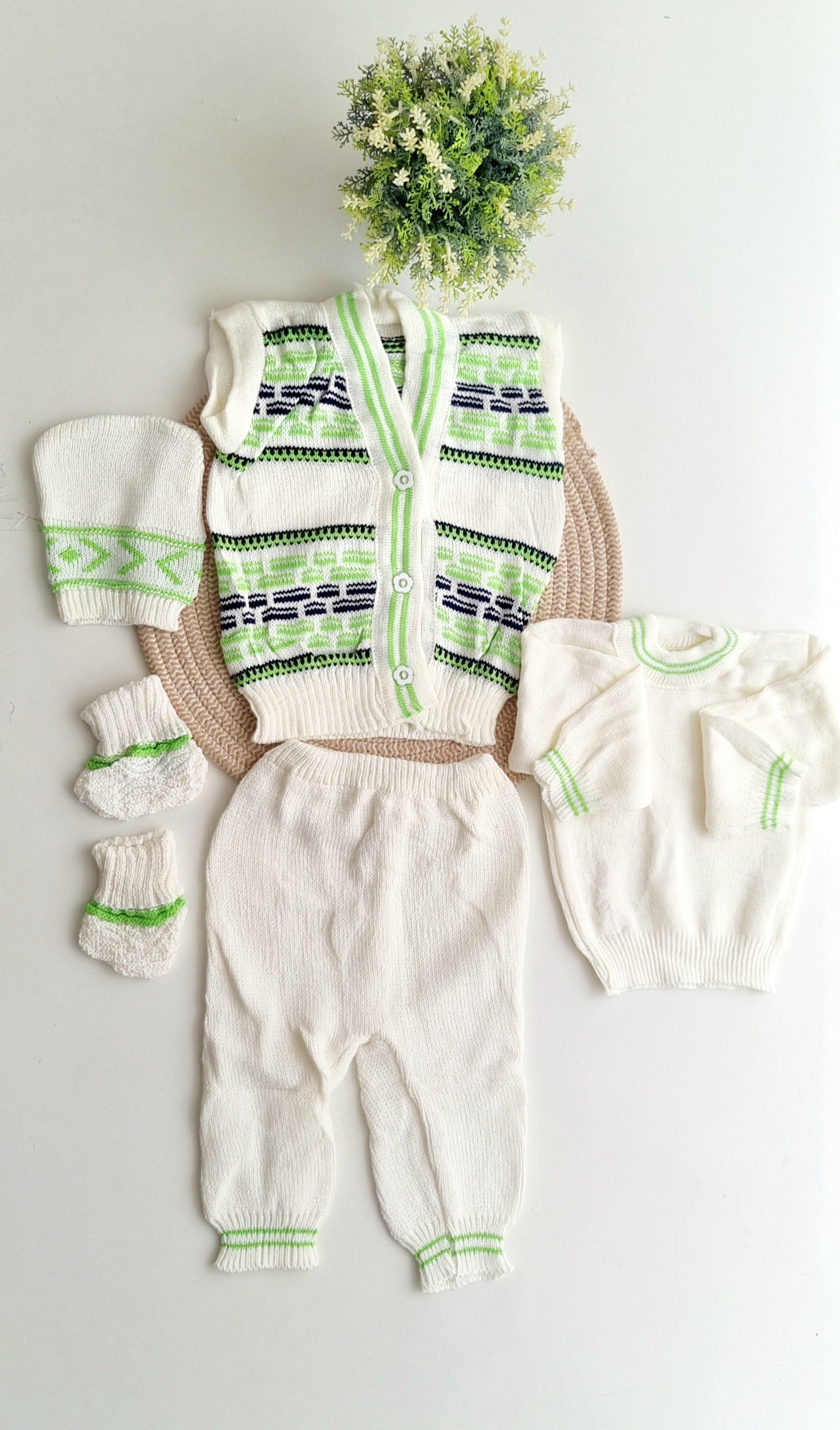 Ensemble  5 PCS en tricot