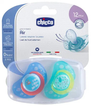 Sucette Physio Chicco (2pièces) 12m+