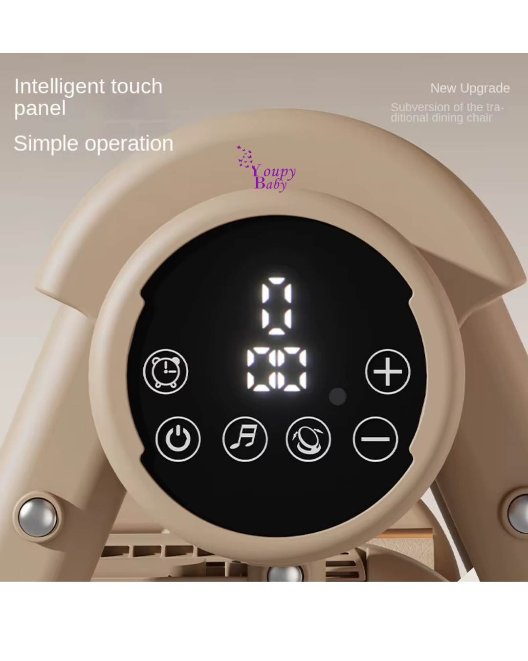 Chaise haute électrique 2 en 1