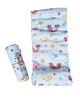 LOT DE 2 LANGE EN MOUSSELINE ET COTON