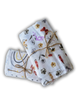 LOT DE 2 LANGE EN MOUSSELINE ET COTON