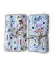 LOT DE 2 LANGE EN MOUSSELINE ET COTON