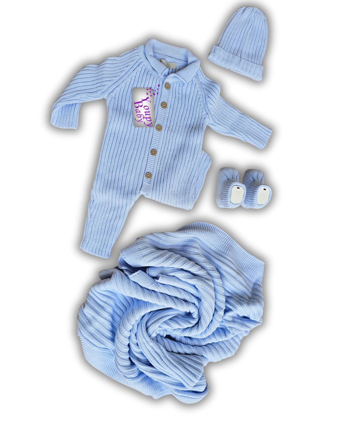Coffret de naissance en tricot