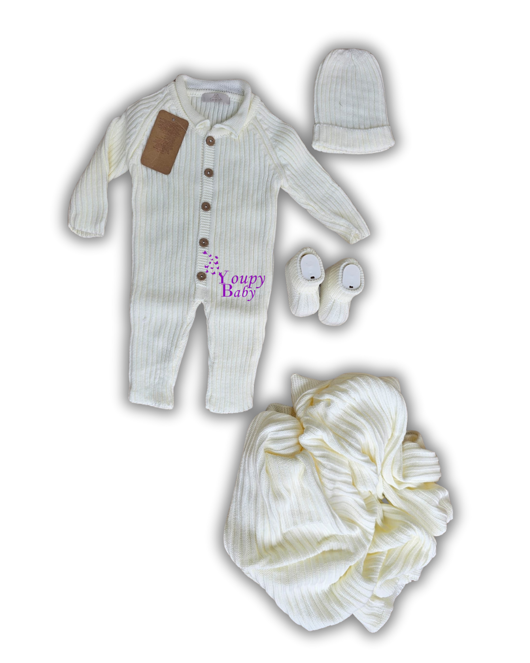 Coffret de naissance en tricot