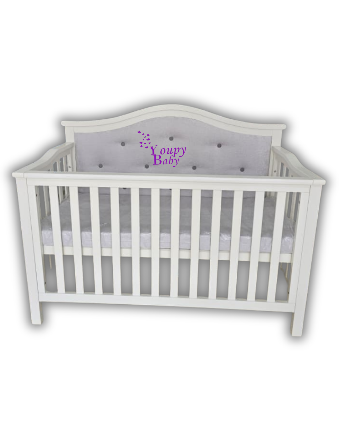 Lit bébé en bois massif+Matelas