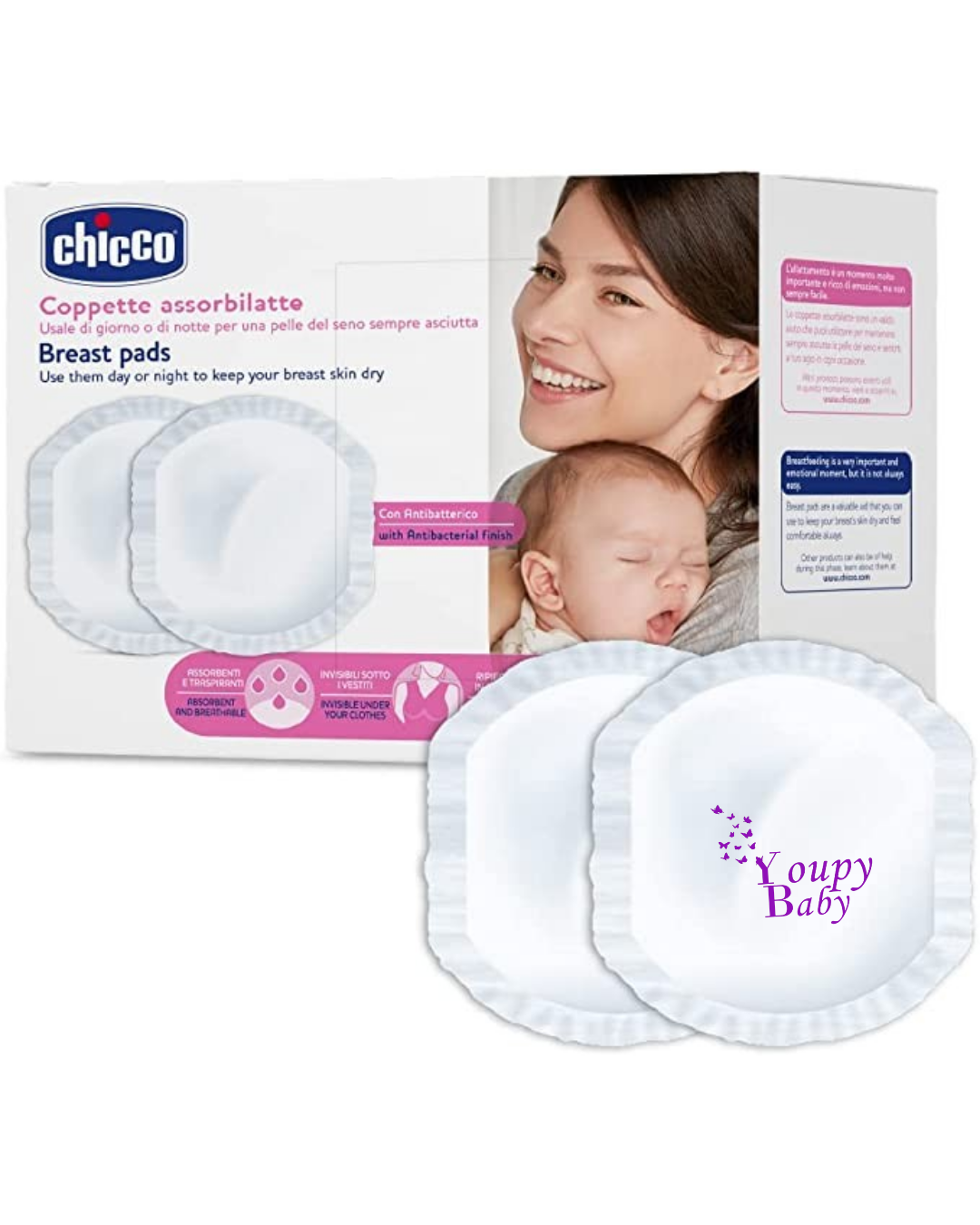 COUSSINETS D'ALLAITEMENT CHICCO 30 UNITÉS