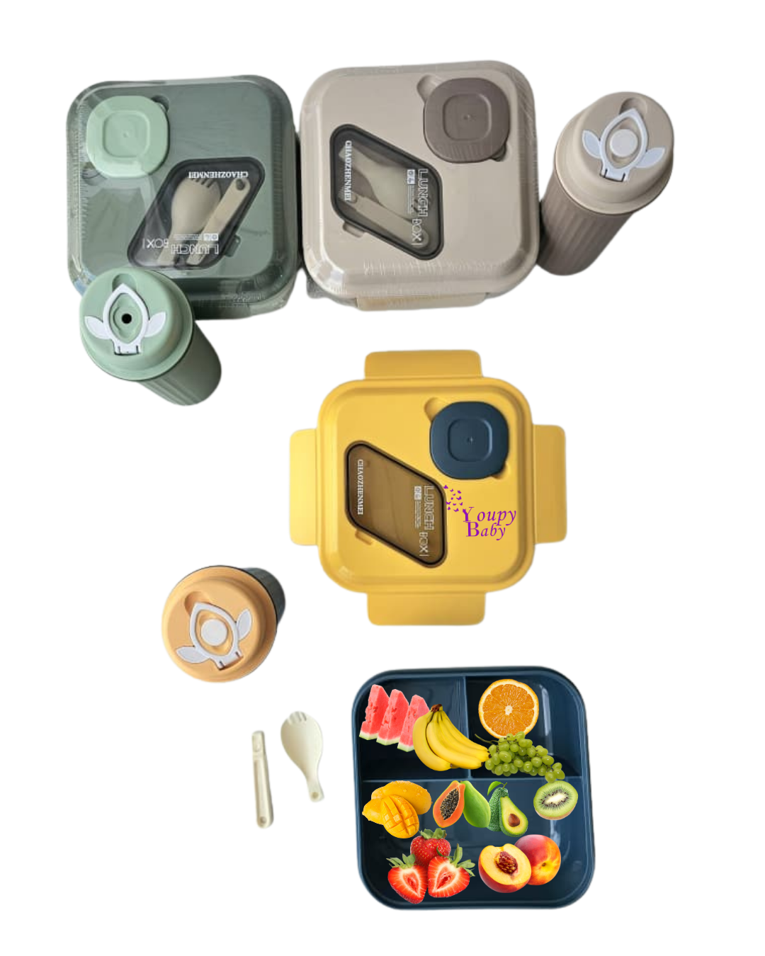 ENSEMBLE LUNCH BOX AVEC GOURDE