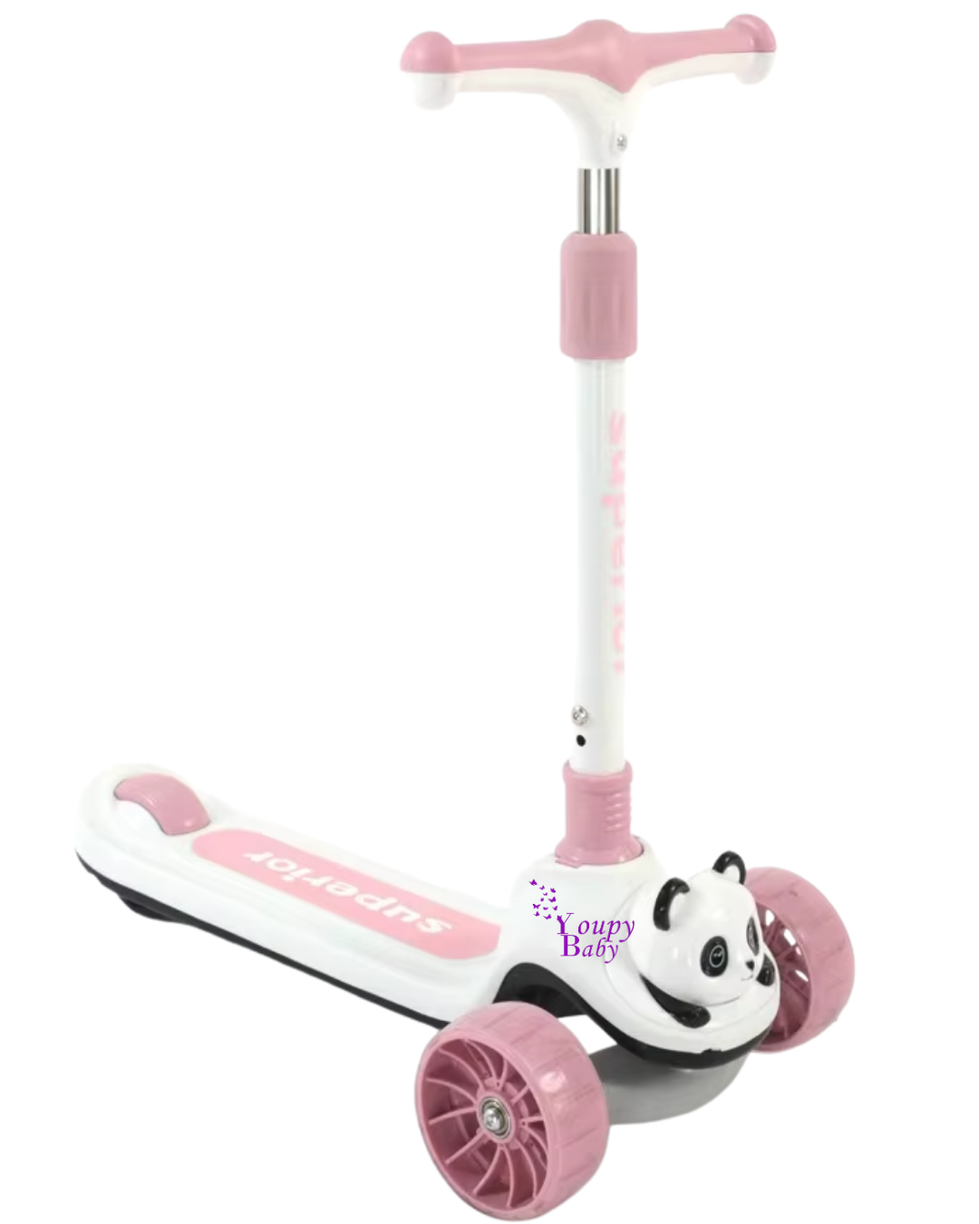 Trottinette enfant “Panda” à LED et musique