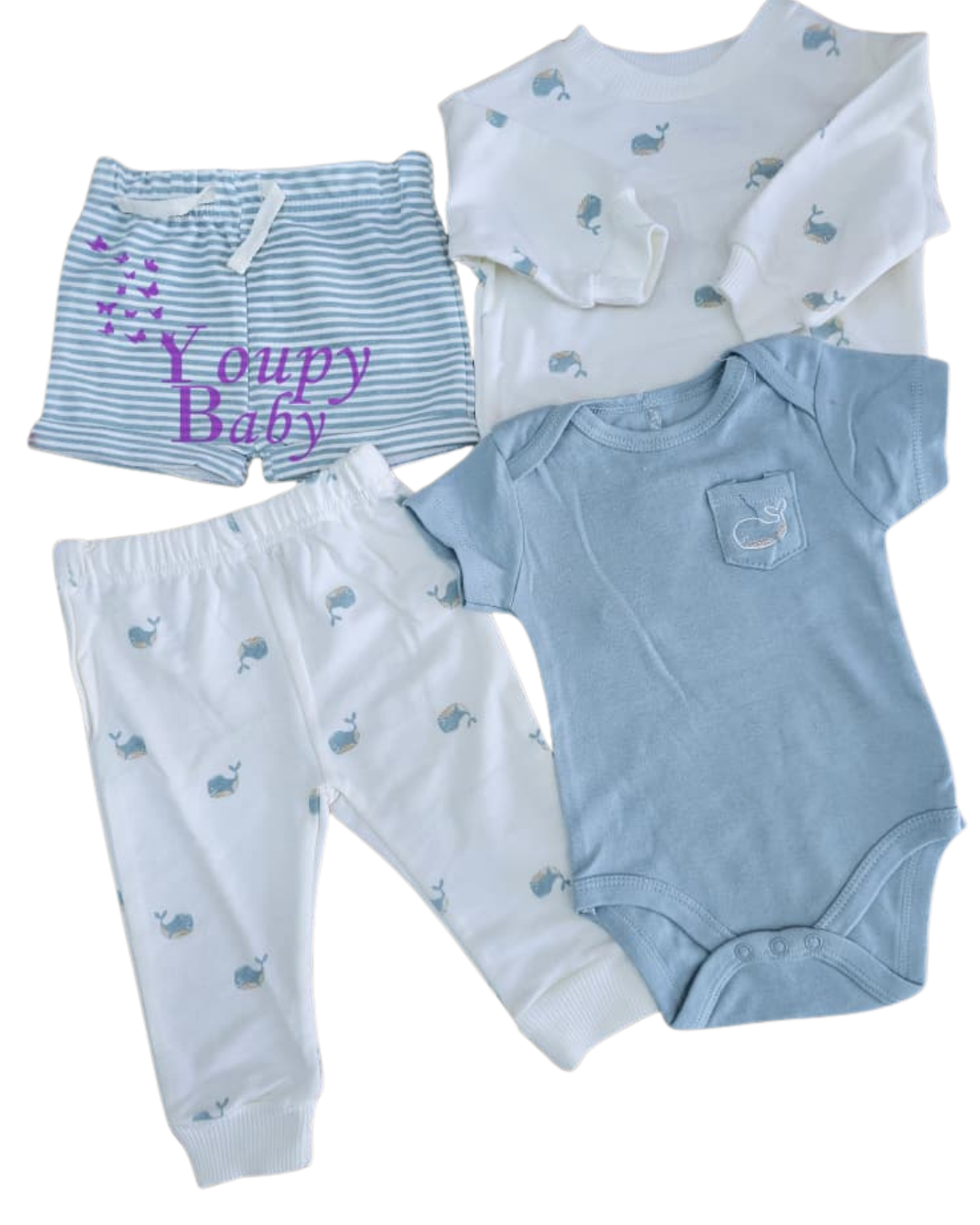 Ensemble 4 pièces bébé garçon