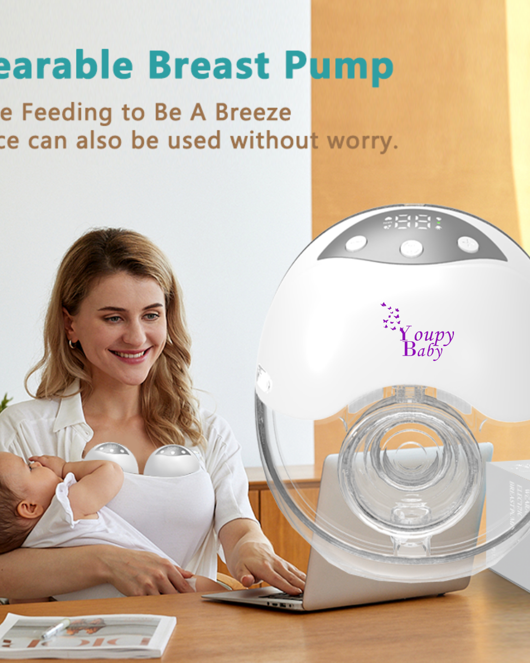 Tire-lait  portable double pompage