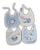 Lot de 4 bavoirs