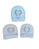 Lot de 3 bonnets
