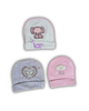 Lot de 3 bonnets