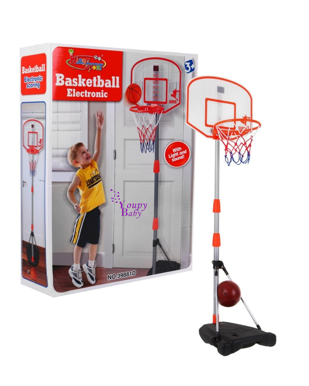 Panier de Basket Réglable avec Compteur