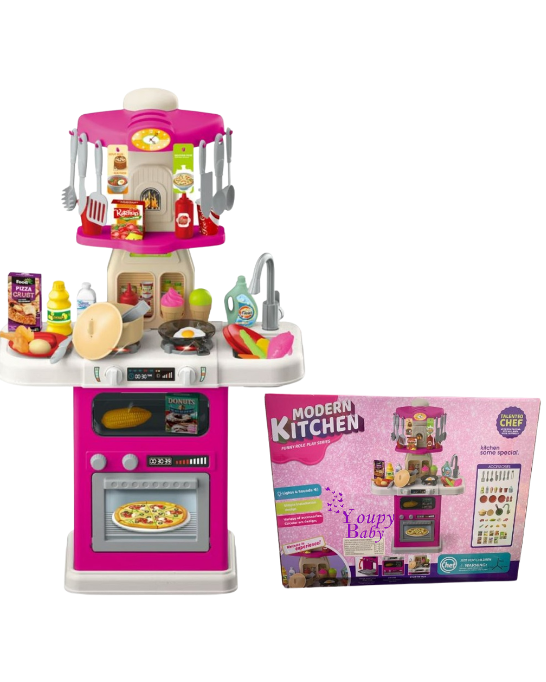 Cuisine miniature Modern Kitchen 64pcs