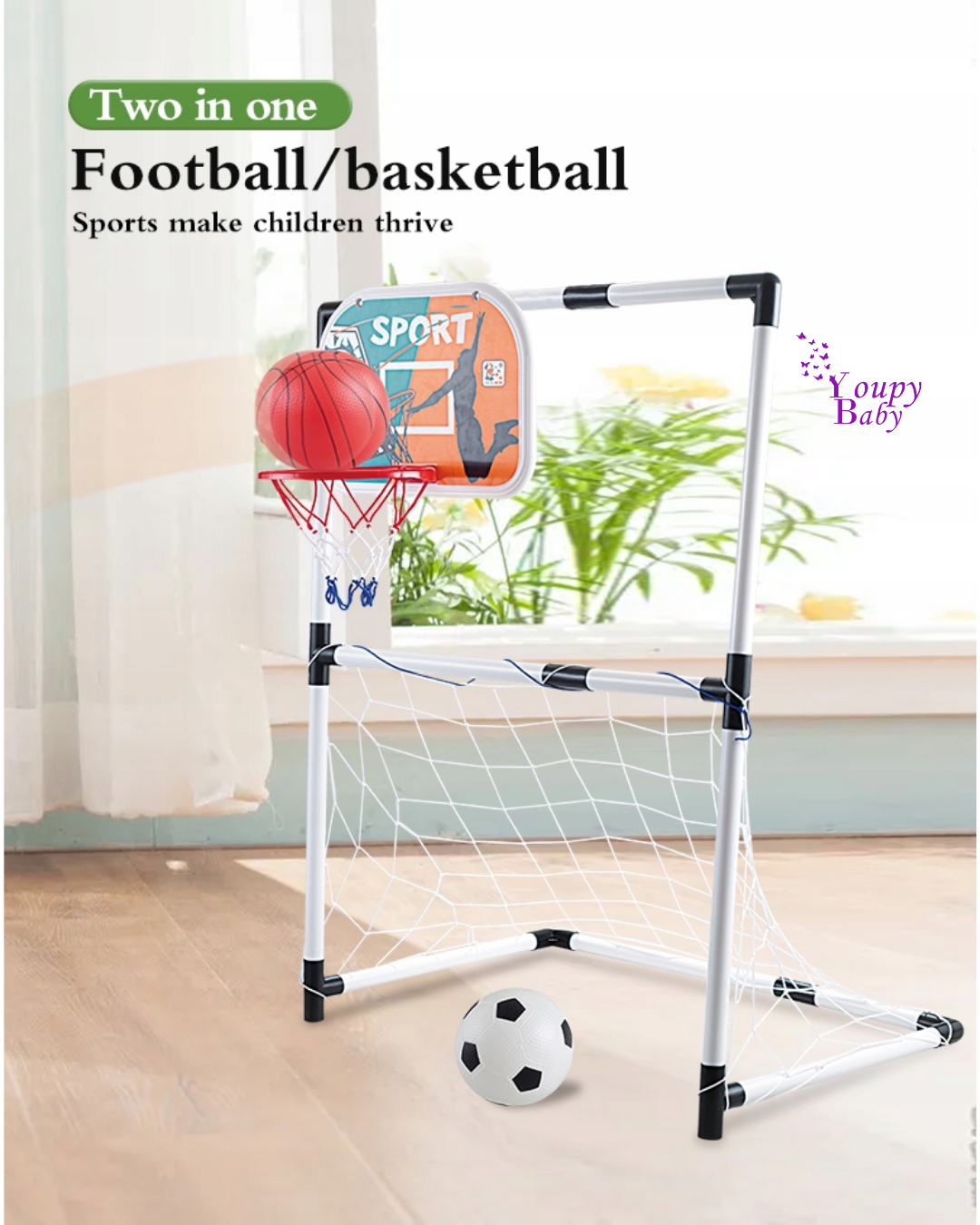 Ensemble de jouets Football, Basketball