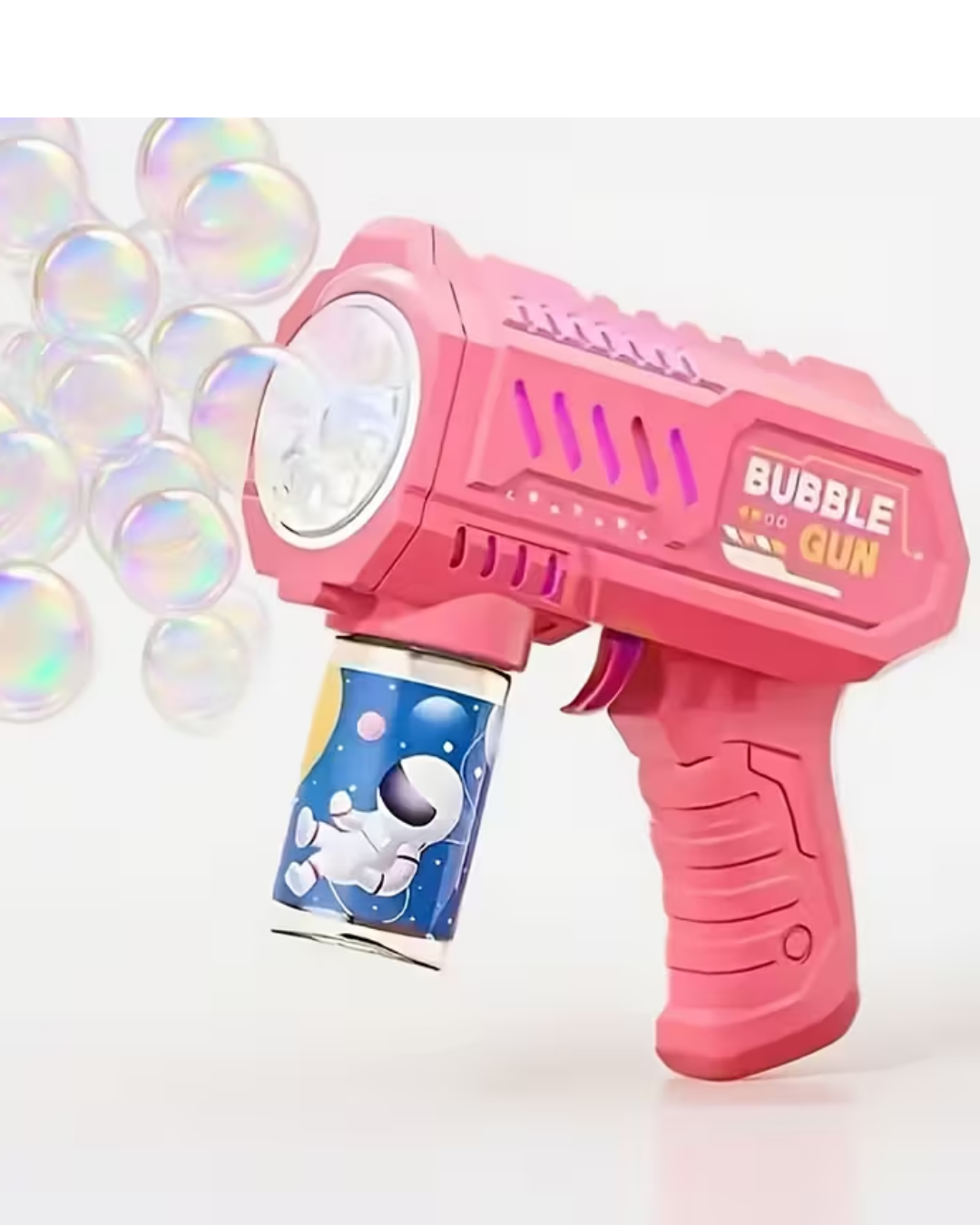 Pistolet à bulles électrique pour enfants 3+
