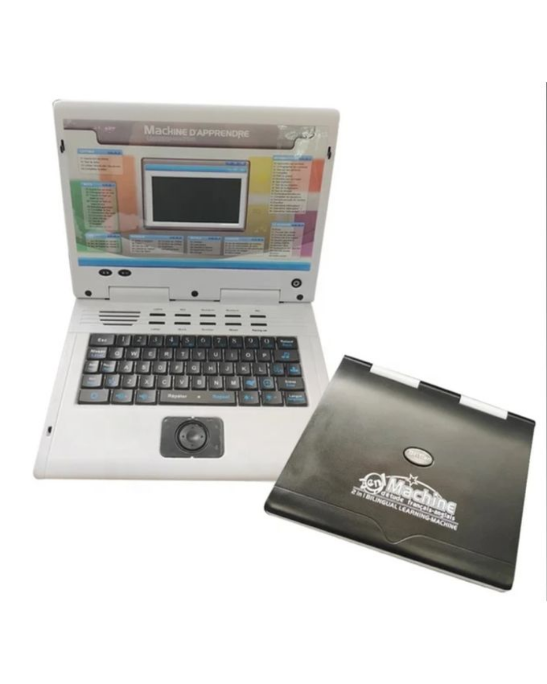 Ordinateur portable avec souris  bilingue pour enfants anglais et Français