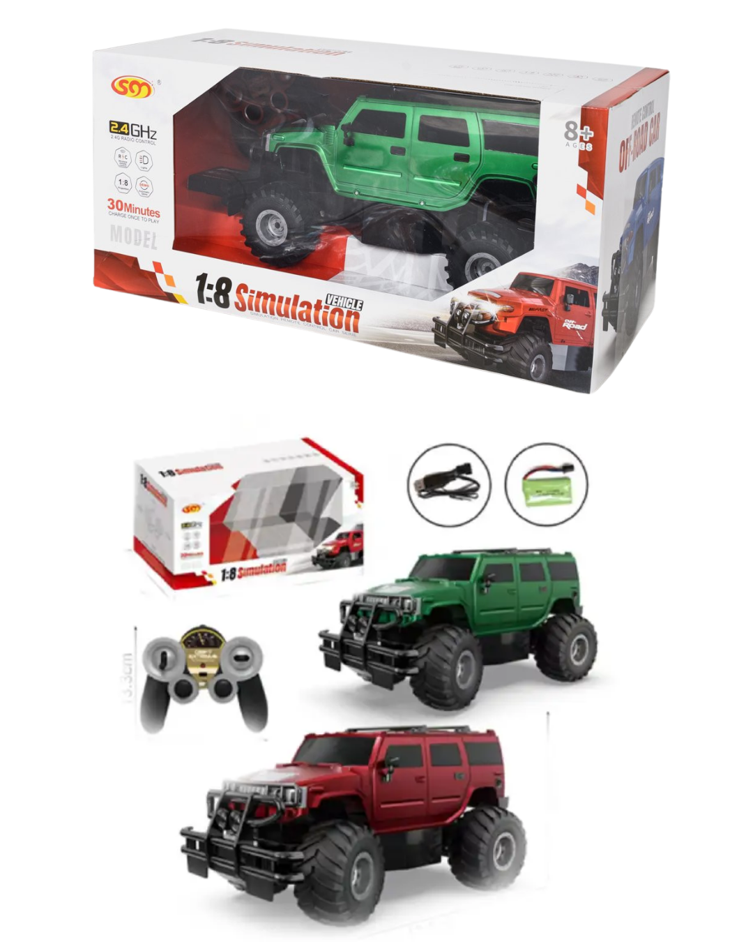 Camion télécommandé 8ans+