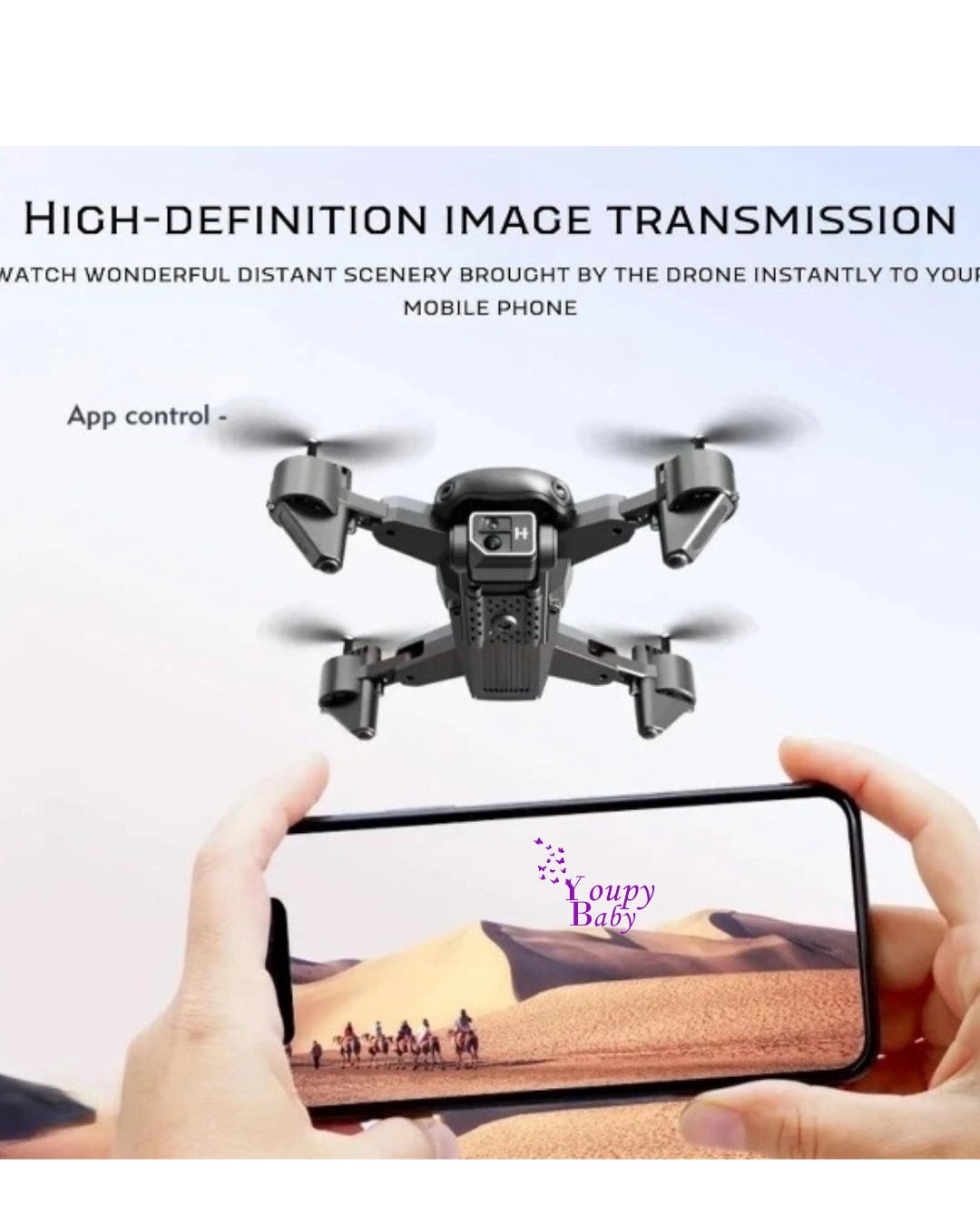 Mini drone pliable pour enfants 14ans+