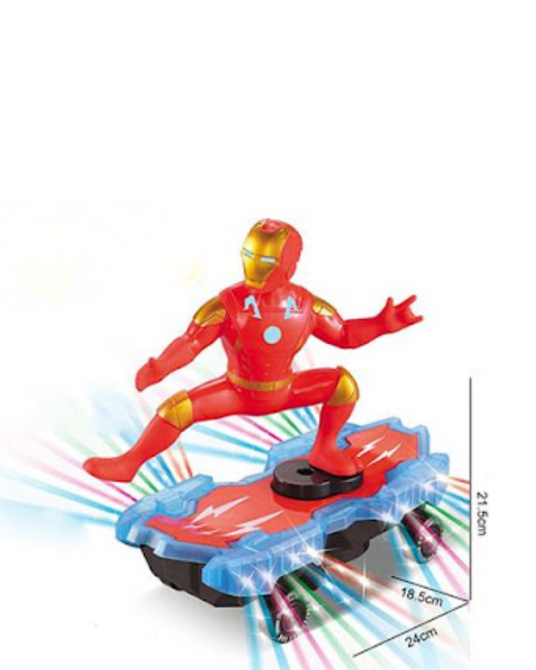Jouet Héros sur Hoverboard Lumineux