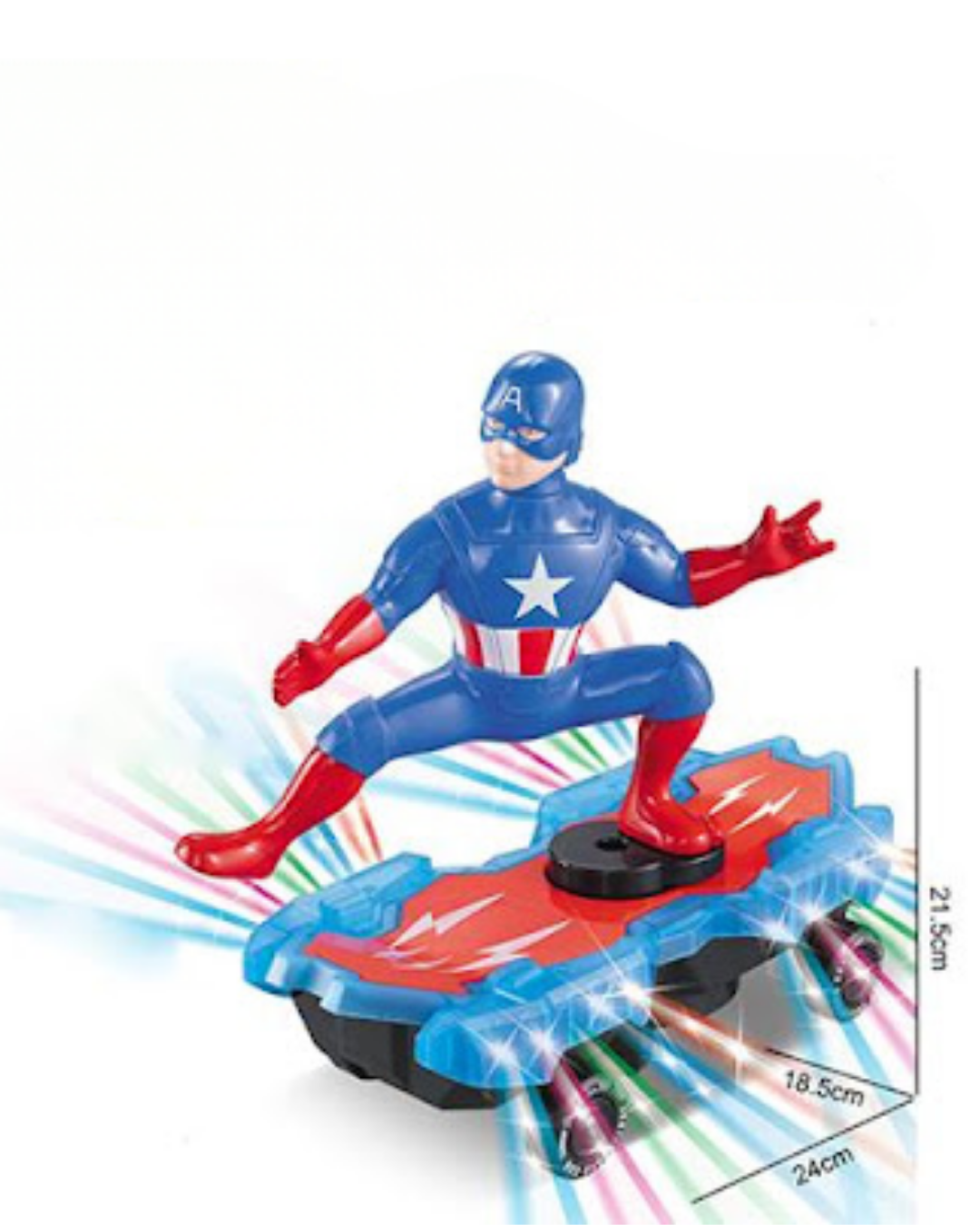 Jouet Héros sur Hoverboard Lumineux