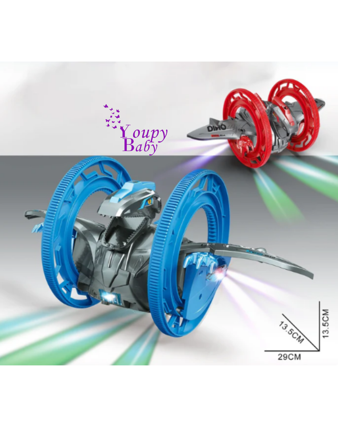 Avion de voltige électrique – Rolling Spécial avec éclairage et musique 3+