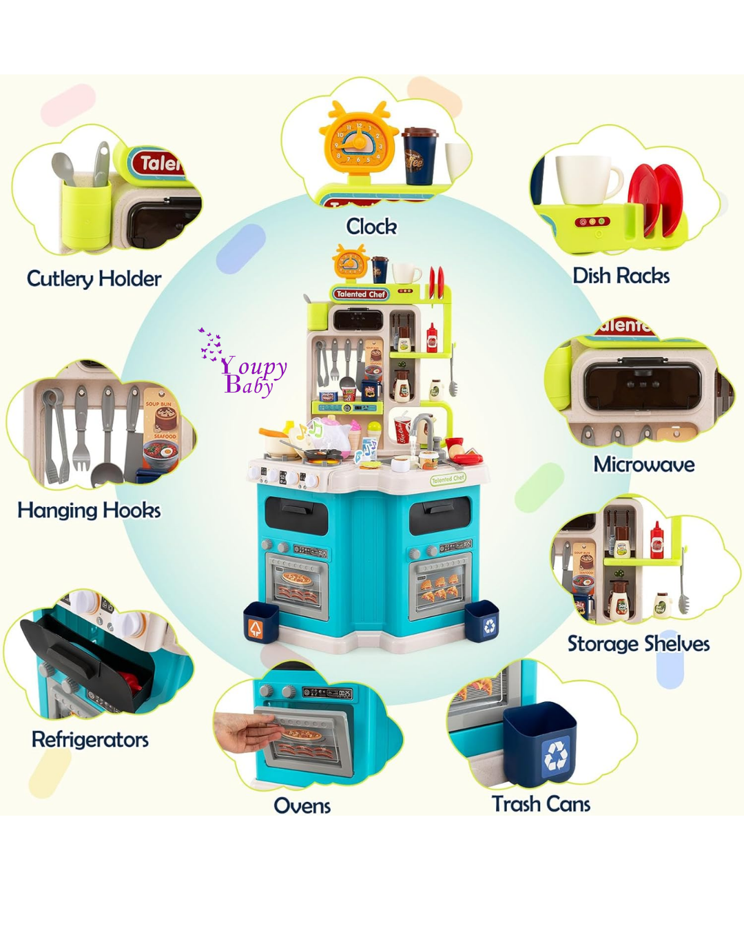 Cuisine pour enfants 113PCS