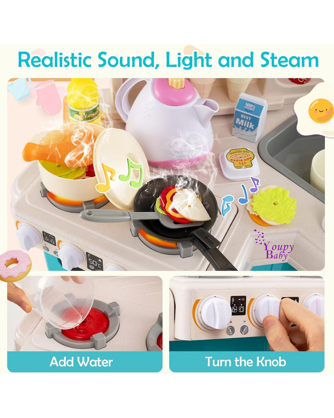 Cuisine pour enfants 113PCS