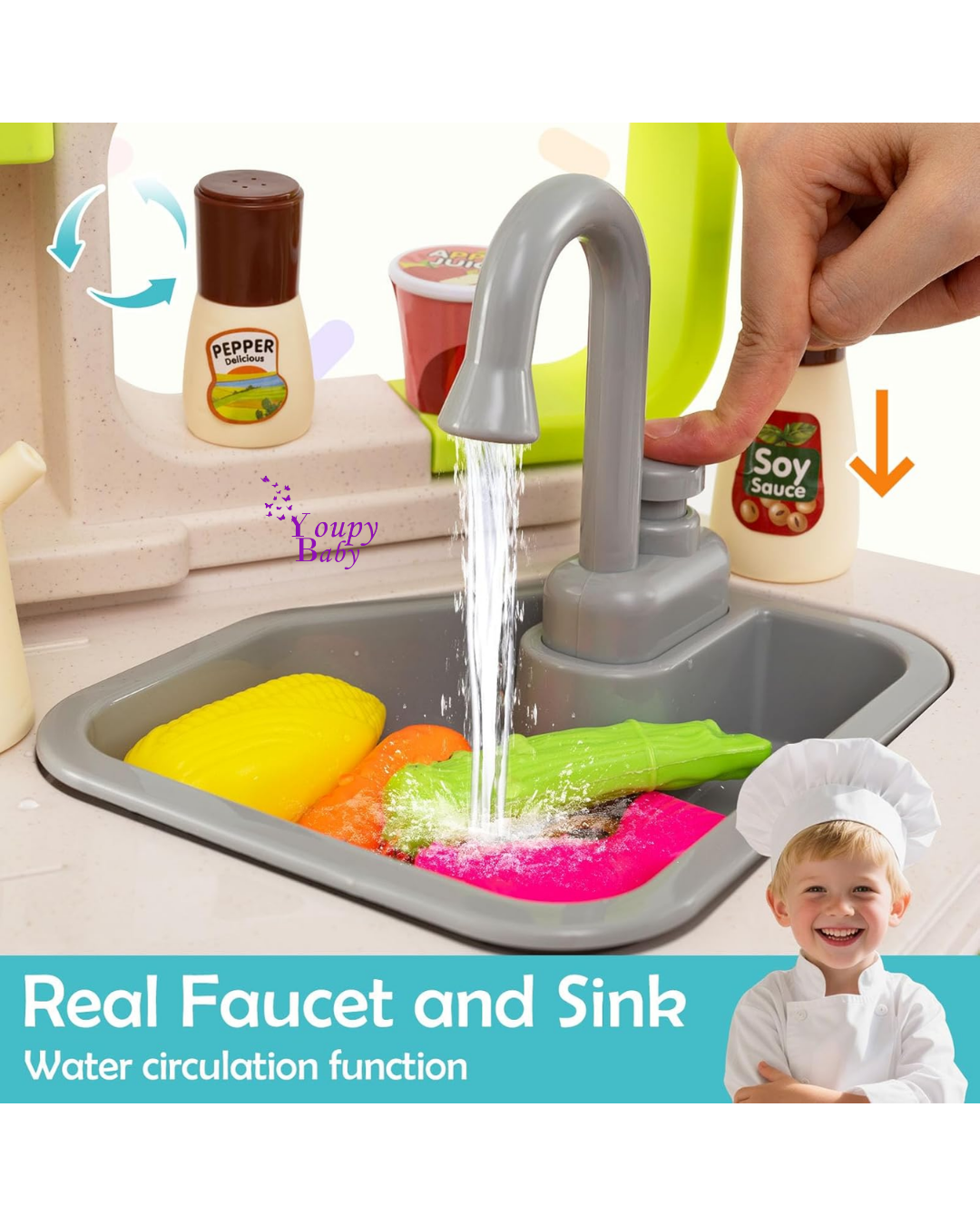 Cuisine pour enfants 113PCS