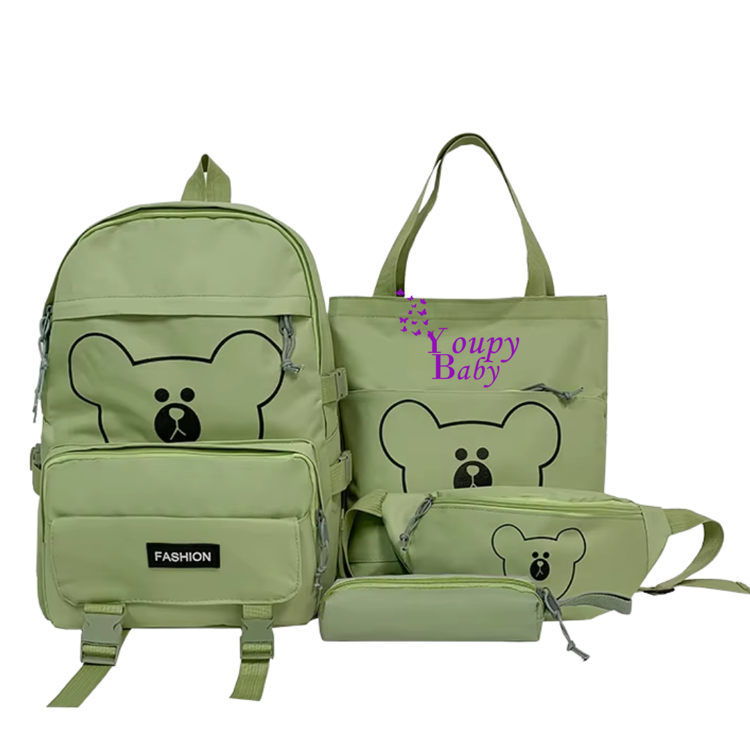 SAC SCOLAIRE FASHION 4PCS
