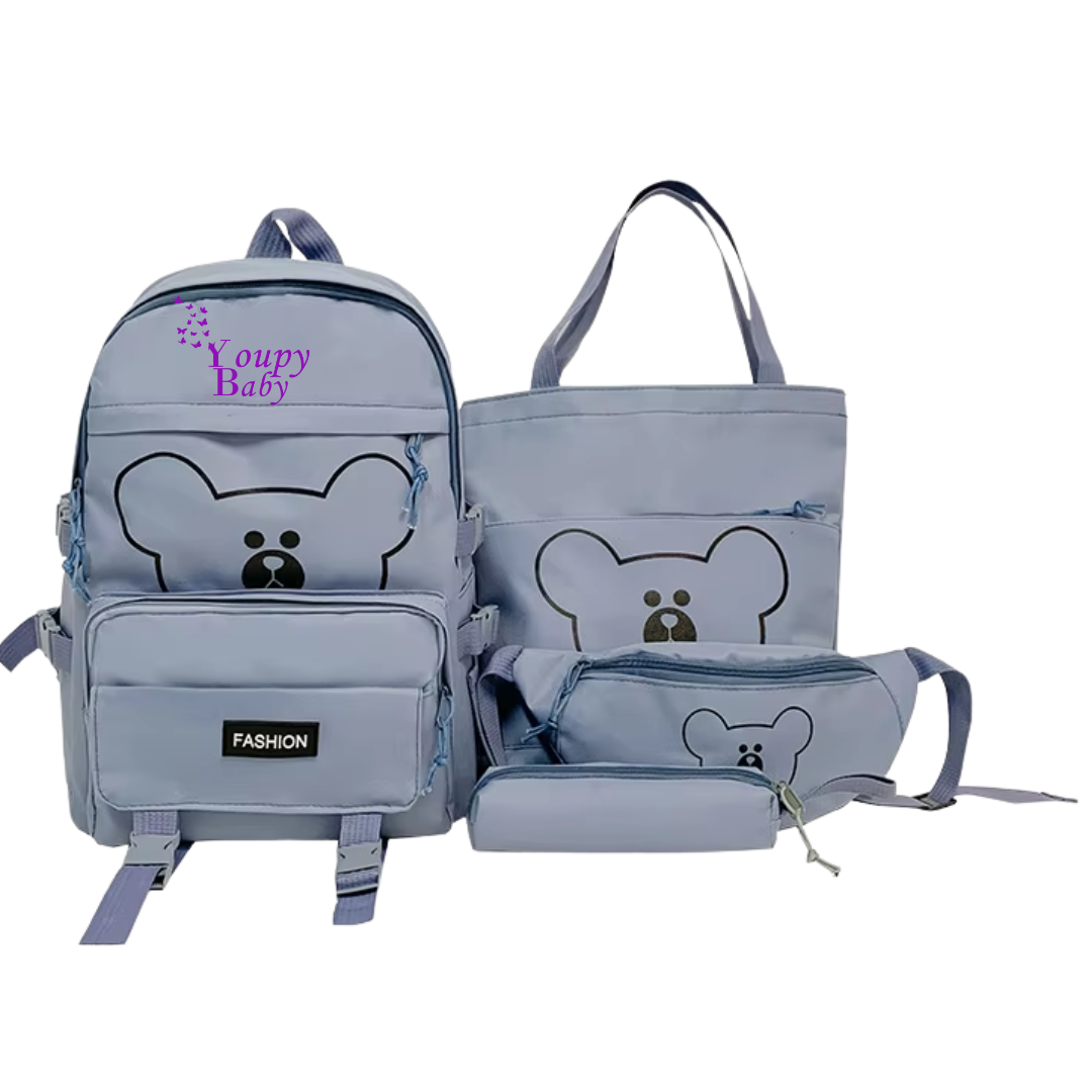 SAC SCOLAIRE FASHION 4PCS