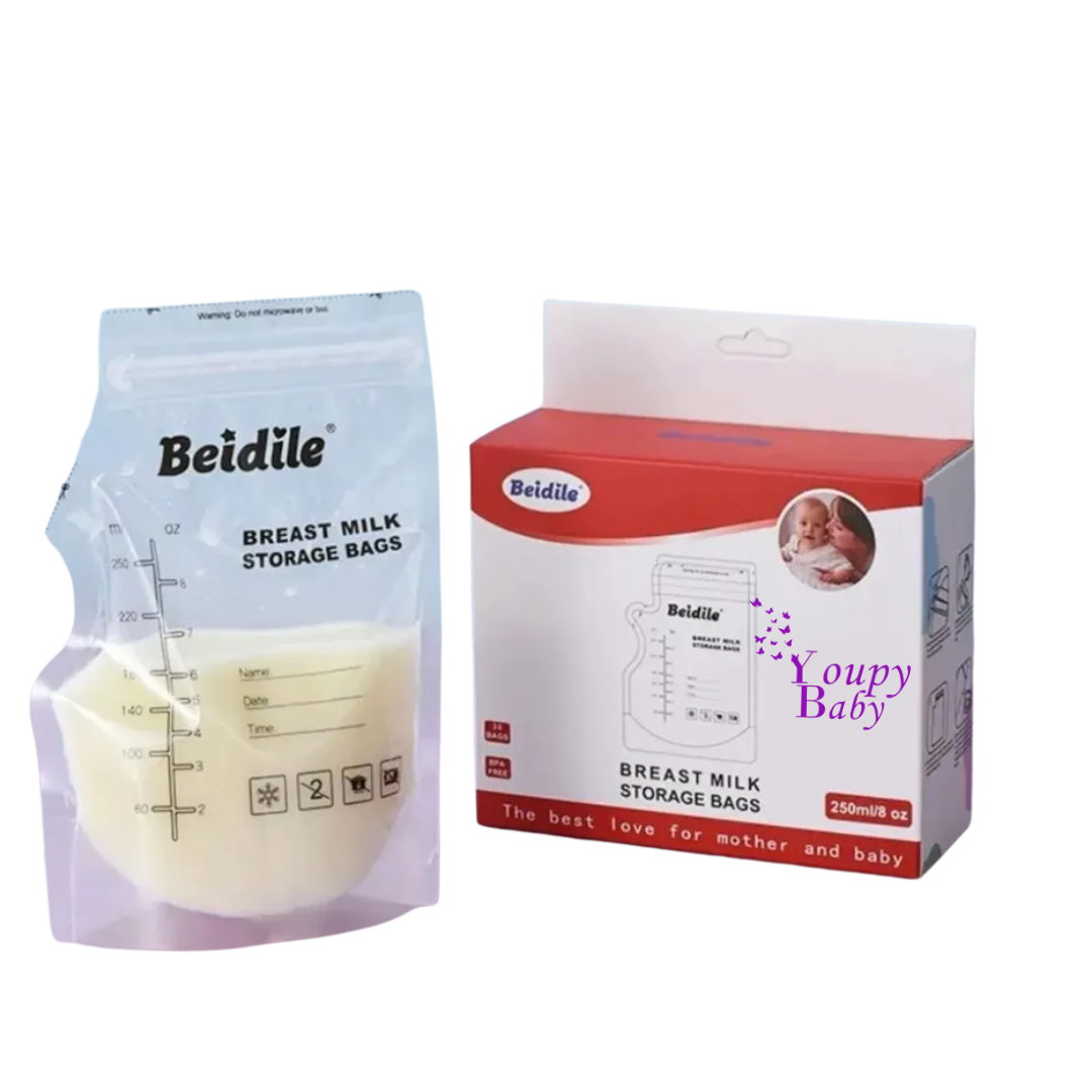 Sachets stockage de lait maternel 30 unités
