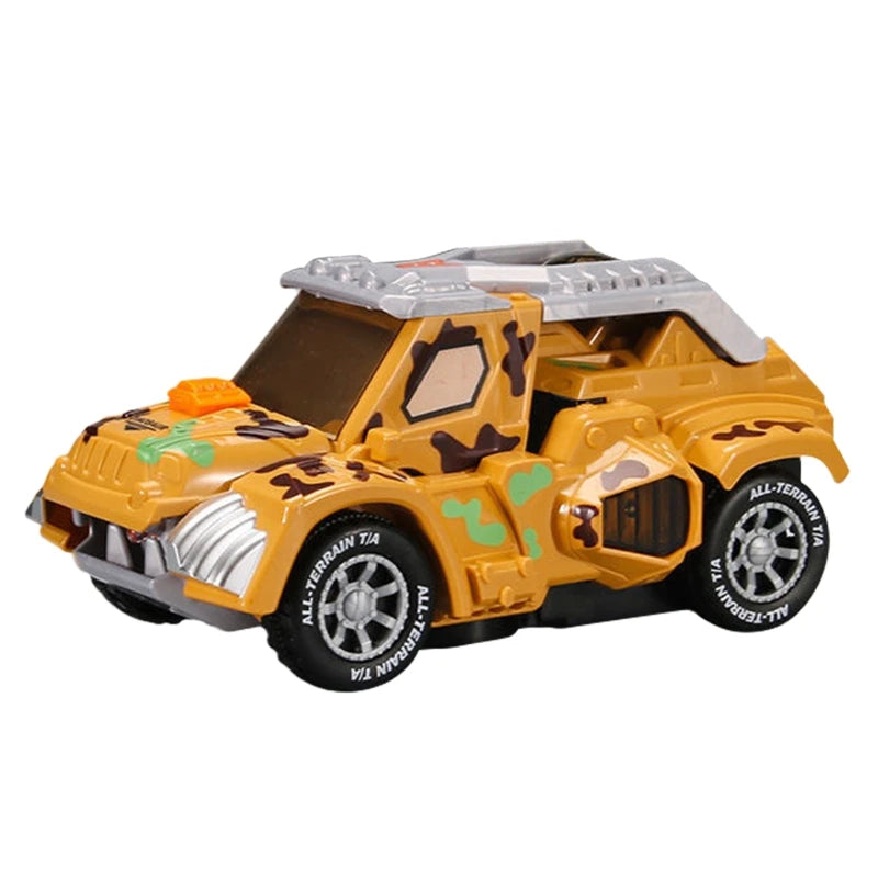 Jouets de voiture transformables en dinosaures