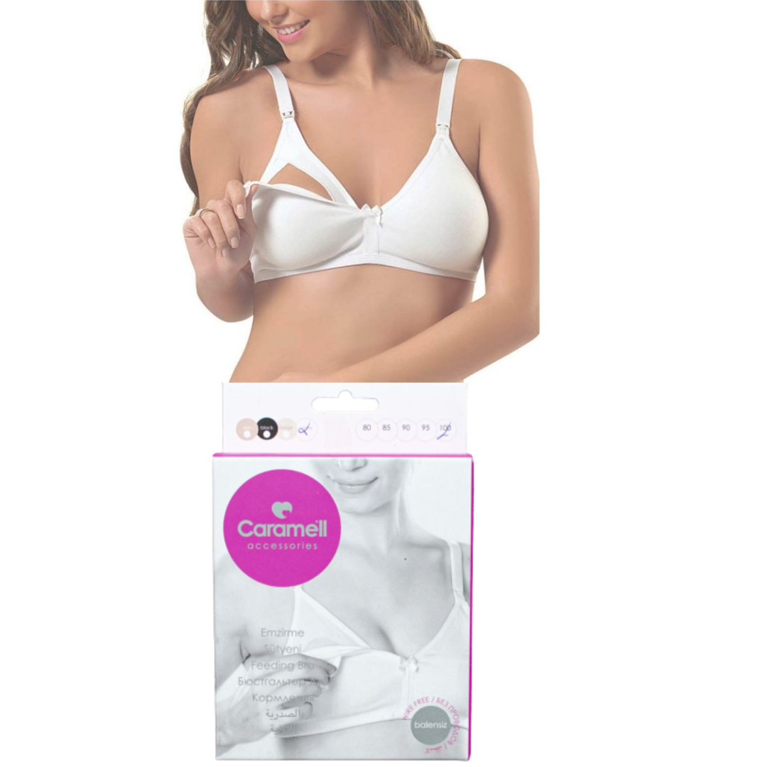 Soutien-gorge d'allaitement en coton Caramell 1255