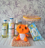 coffret de naissance krolane + trousse  et doudou offert