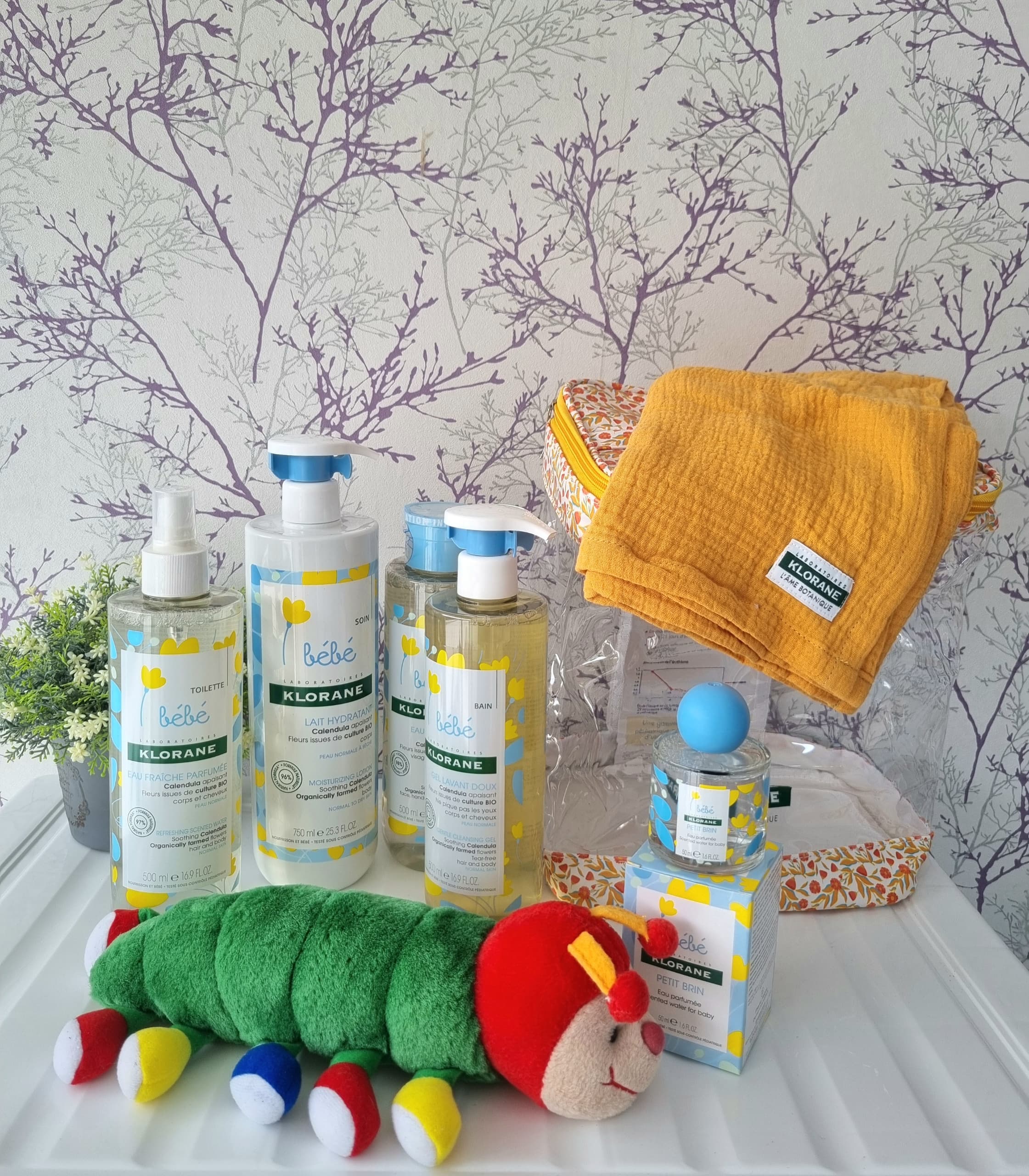 coffret de naissance krolane + trousse et doudou offert