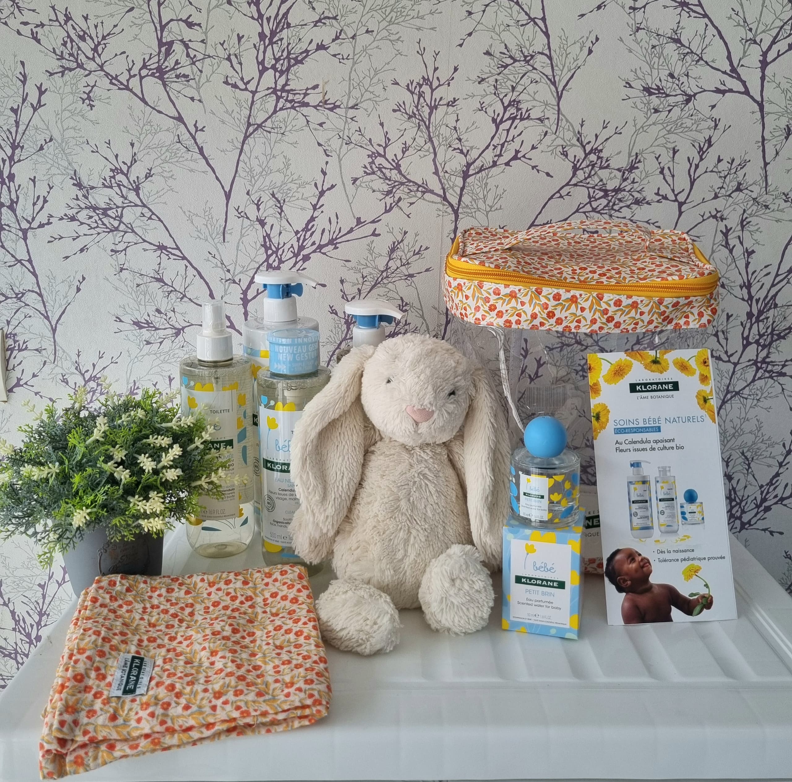 coffret de naissance krolane + trousse et doudou offert