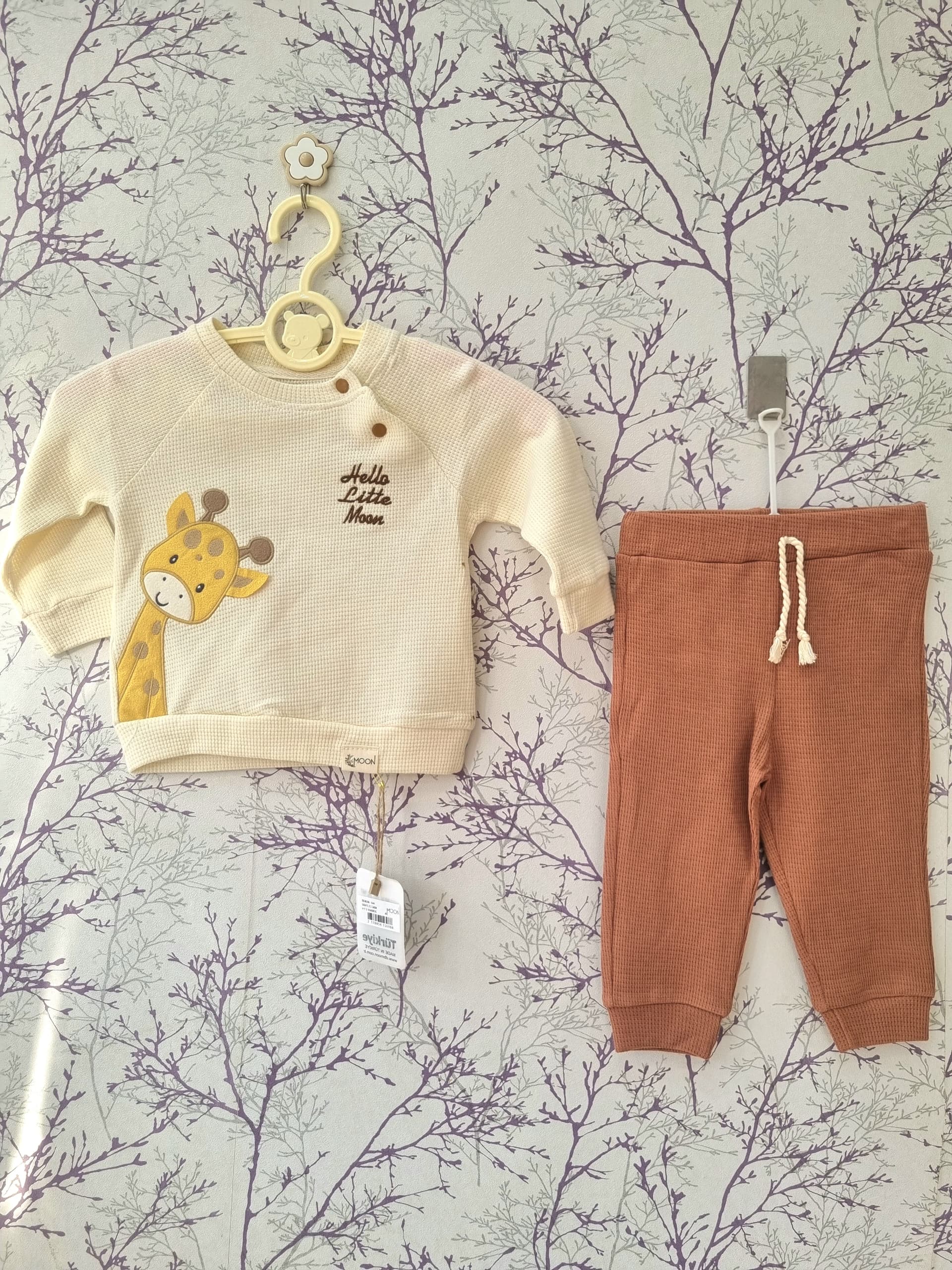 Ensemble 2 pièces hello litte Giraffe 1044