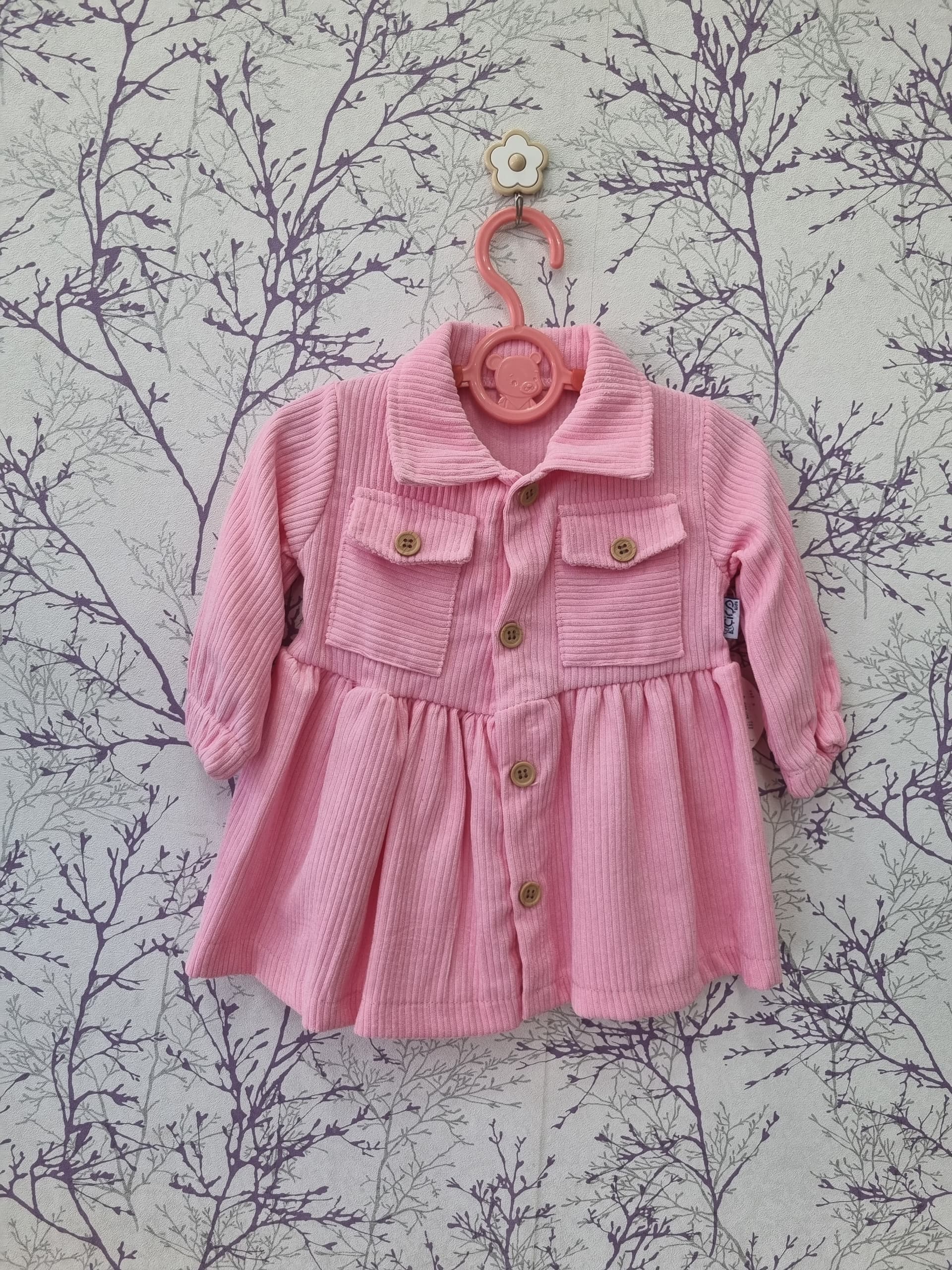 Robe trapèze en velours