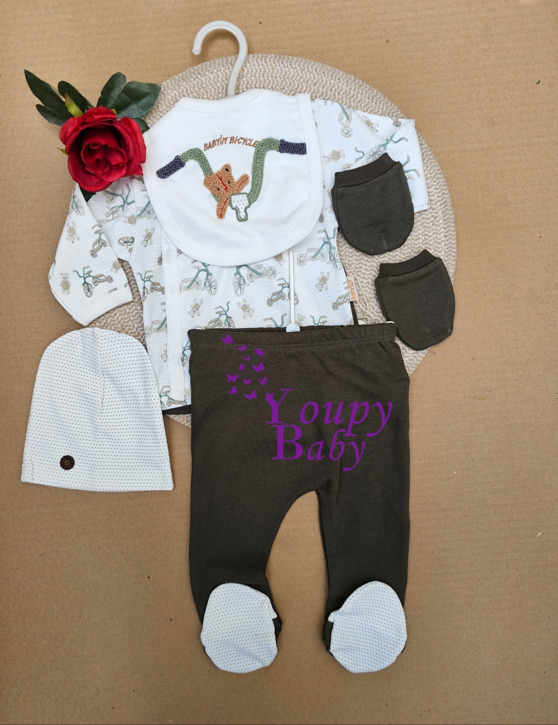 Ensemble naissance 5 pièces Garçon