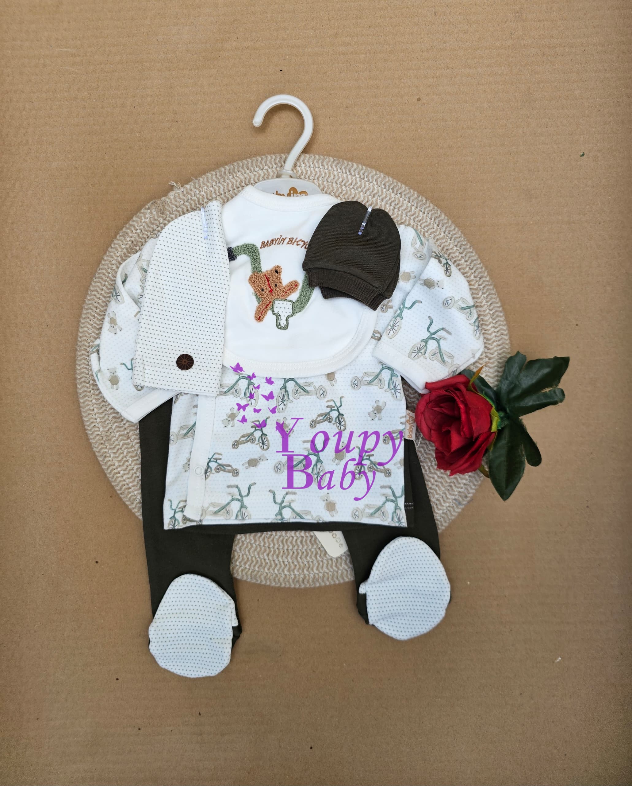 Ensemble naissance 5 pièces Garçon