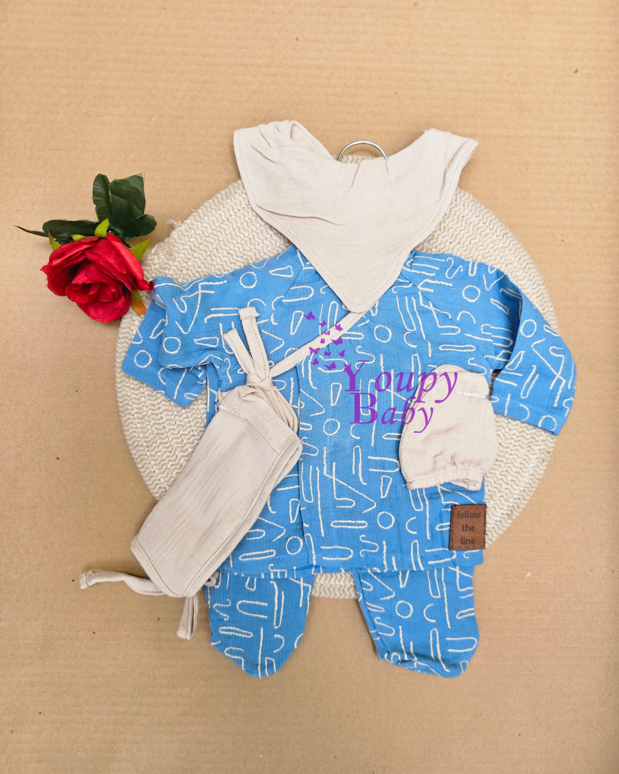 Ensemble naissance 5 pièces Garçon