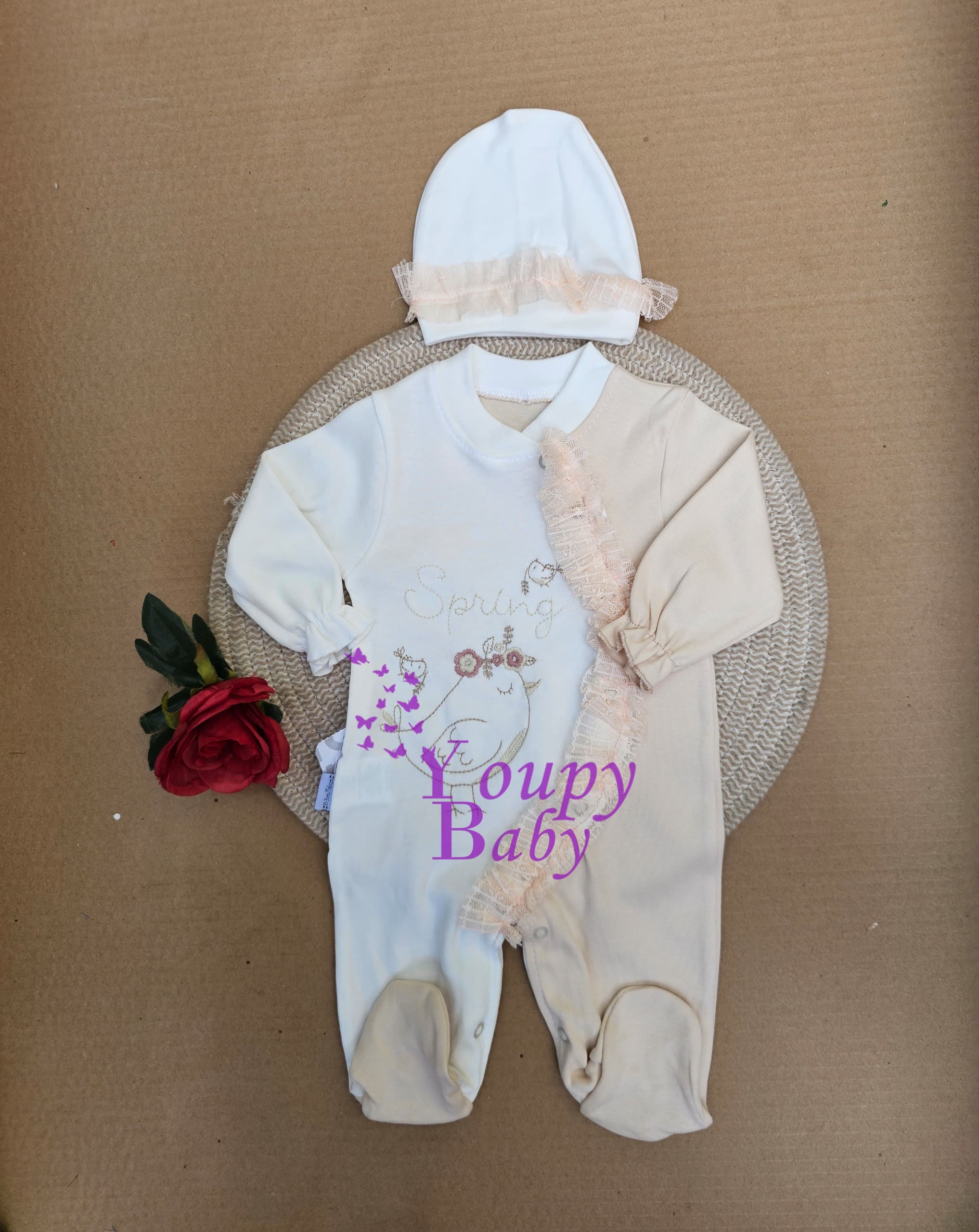 Grenouillère avec bonnet