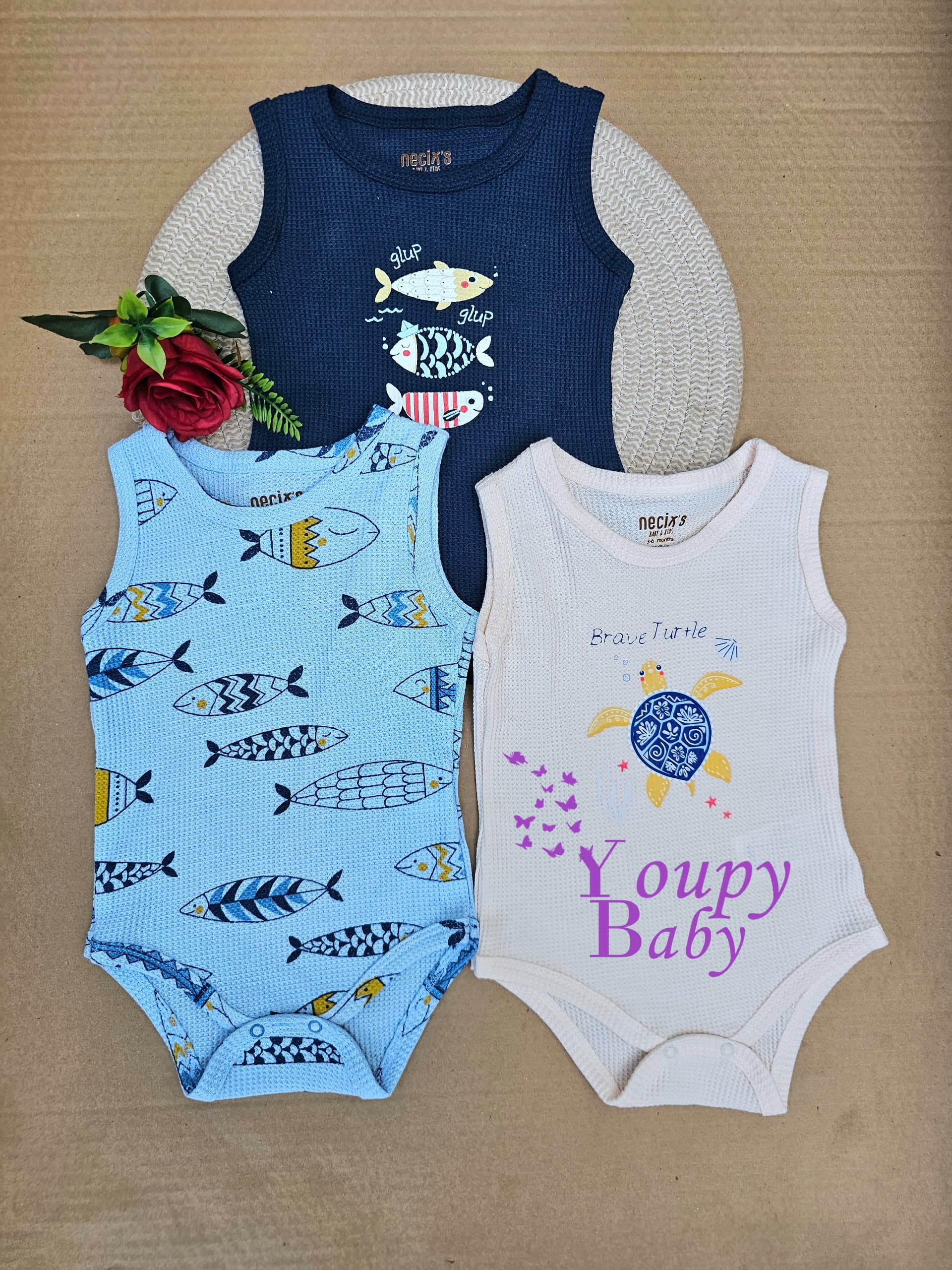 Lot de 3 bodies