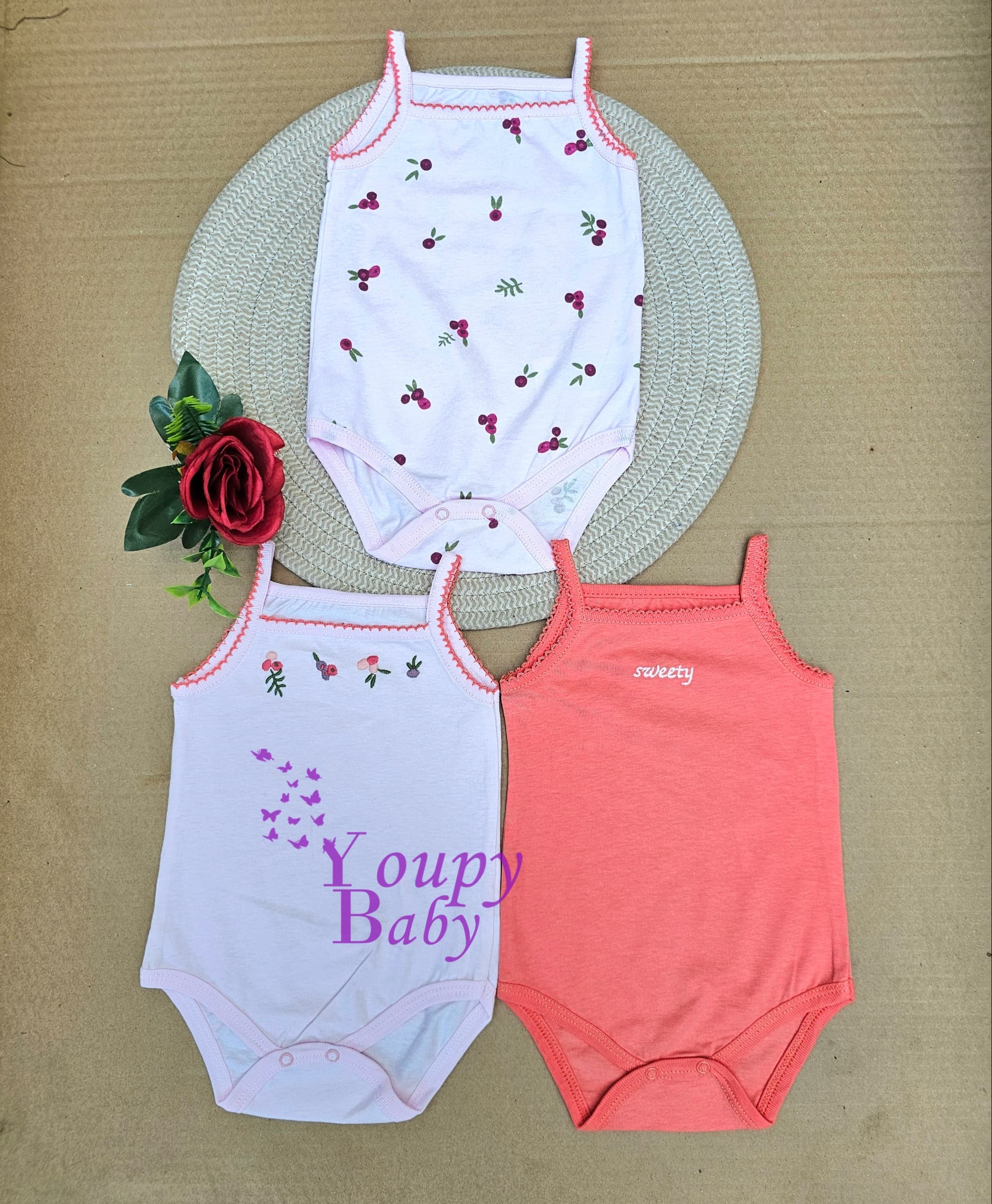 Lot de 3 bodies Fille