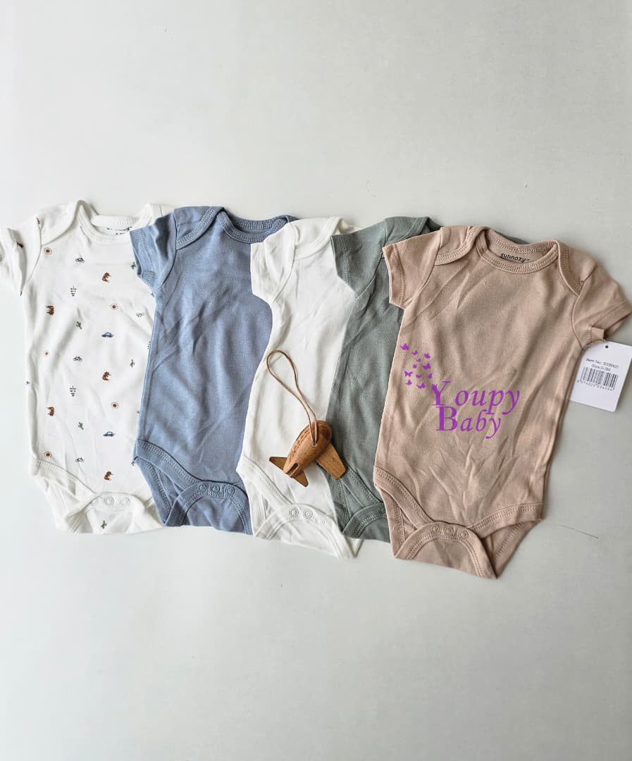 Lot de 5 bodys Garçon