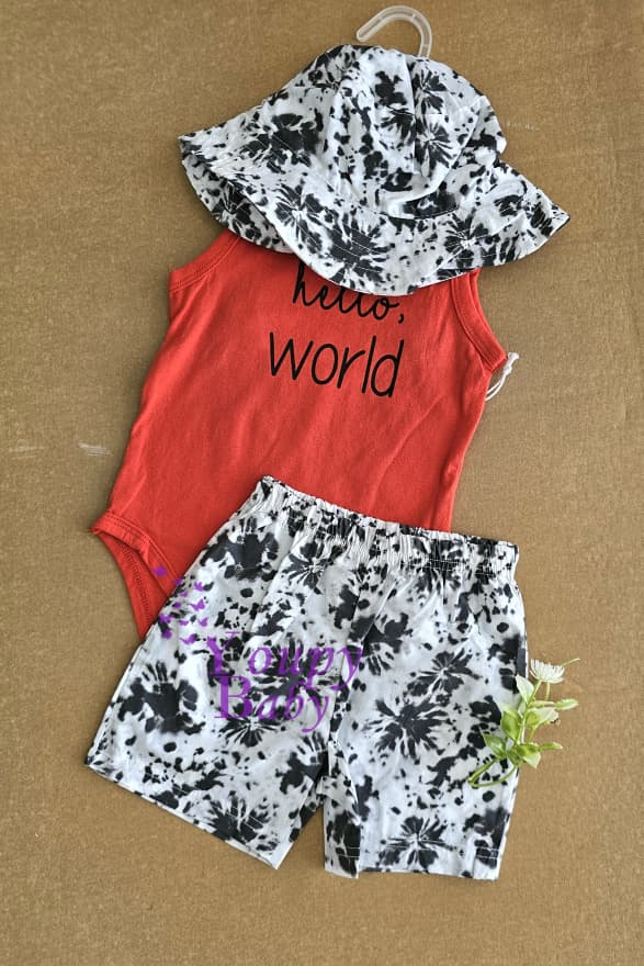 Ensemble bébé garçon “KING LIKE DAD”